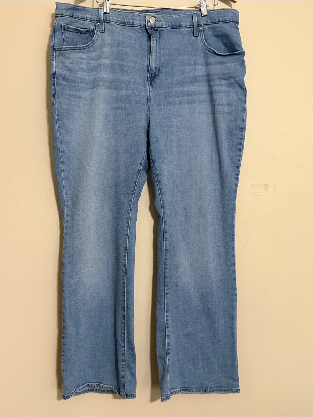 Levi’s Light Blue Women's Straight Leg Jeans women 22W high rise bootcut Y2K